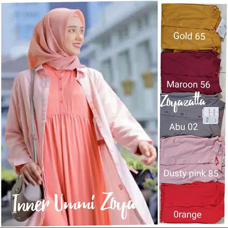 Zoya Dress Gamis Inner Ummi By ZOYA  HIQE