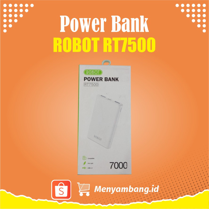 41100 | PB-Robot RT7500 | Power Bank Robot RT7500 7000 mAh