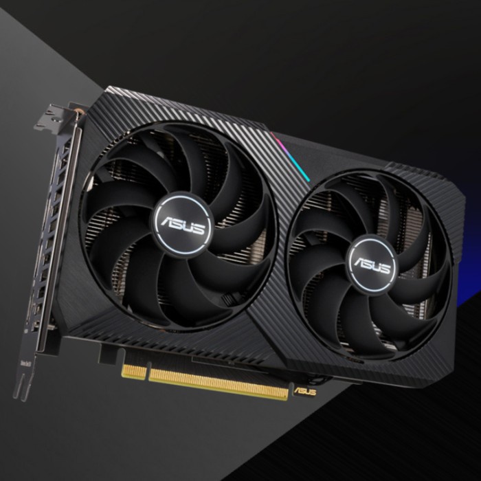 ready stok asus dual geforce rtx 3060 ti v2 mini oc edition 8gb gddr6