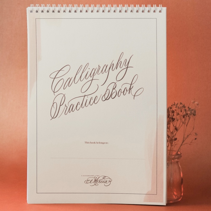 

(BISA COD) Brush Calligraphy / Lettering Practice Book - Without Name