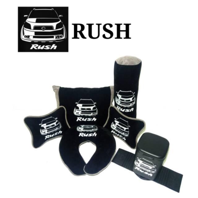 Bantal mobil RUSH Tempat sampah mobil Rush Headrest mobil  aksesoris