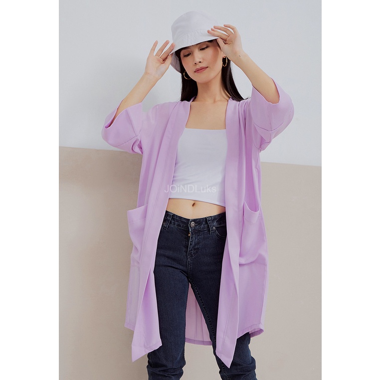 INDIE OUTER JOiNDLuks LILAC / OUTER CARDIGAN / OUTER PANJANG / OUTER WANITA / PREMIUM