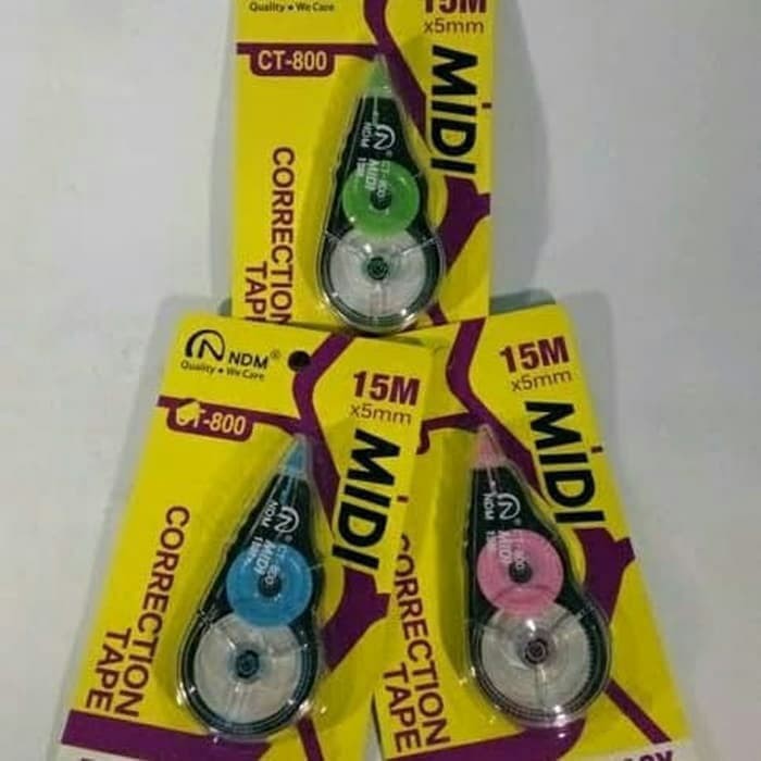 

Correction tape / Tip ex roll 15m NDM /lusin