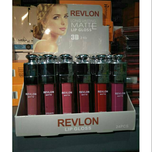 ( ecer ) REVLON LONG UASTING MATTE LIP GLOSS 3D