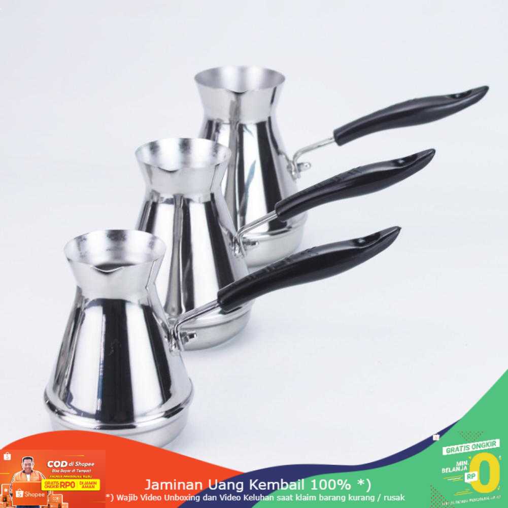 (BISA COD) RVOSTR  Gelas Kopi Espresso Latte Art Stainless Steel - DF-4008