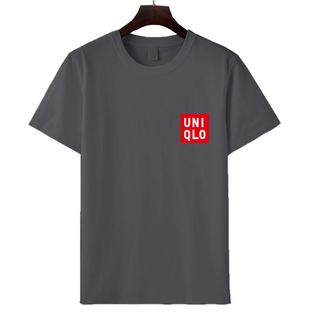 COD Kaos Katun Uniqlo Premium Kaos Distro Cotton Combed 24S-4
