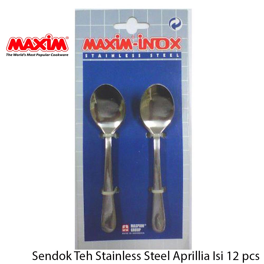 Maxim Sendok Tea Spoon Stainless Steel Tea Aprilia 12 pcs