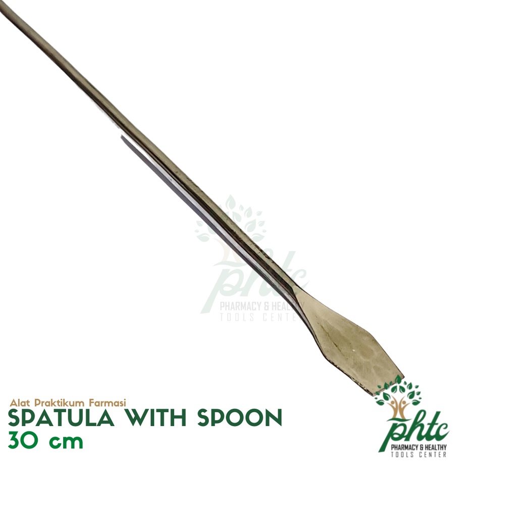 Spatel / Spatula Stainless with Spoon 30cm