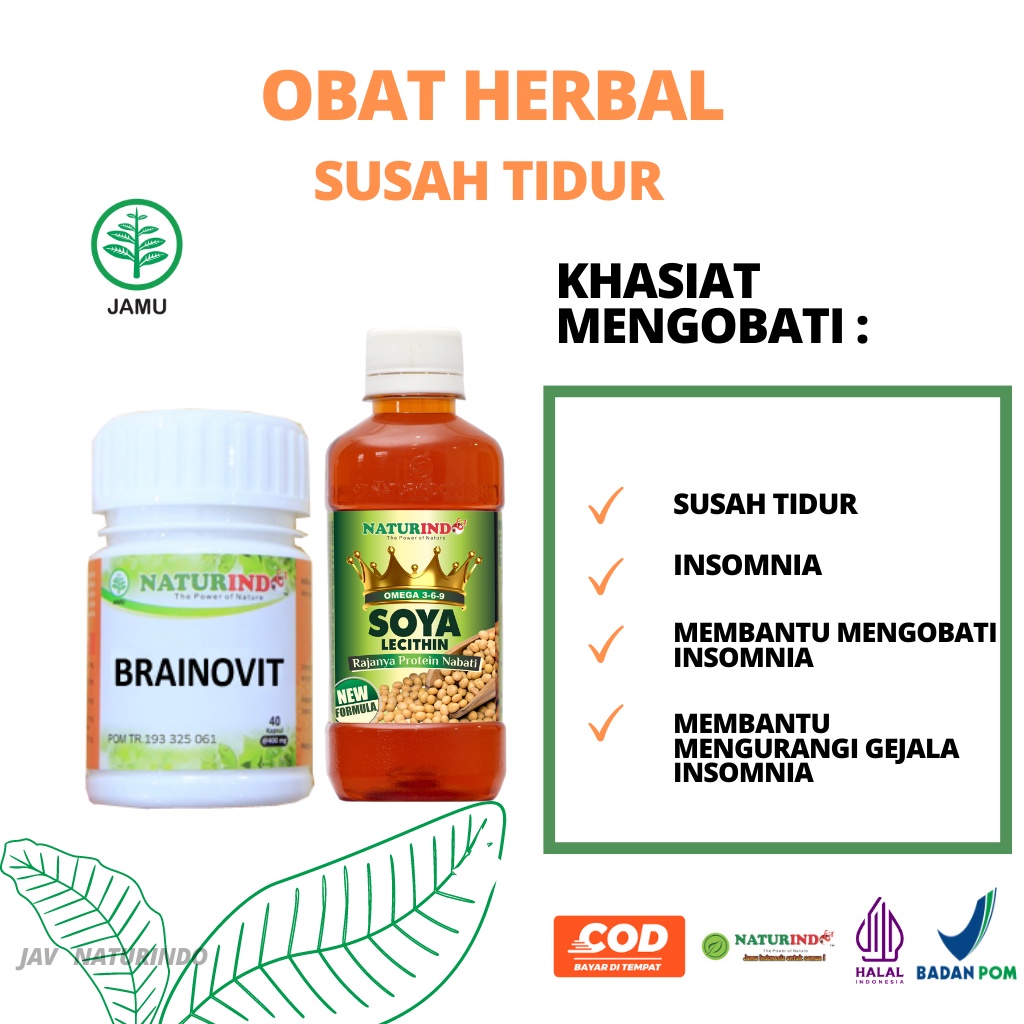 Obat Susah Tidur Insomnia Malam dan Siang Anak Dewasa Insomnia Akut Tidur Lelap Cair Herbal Ampuh