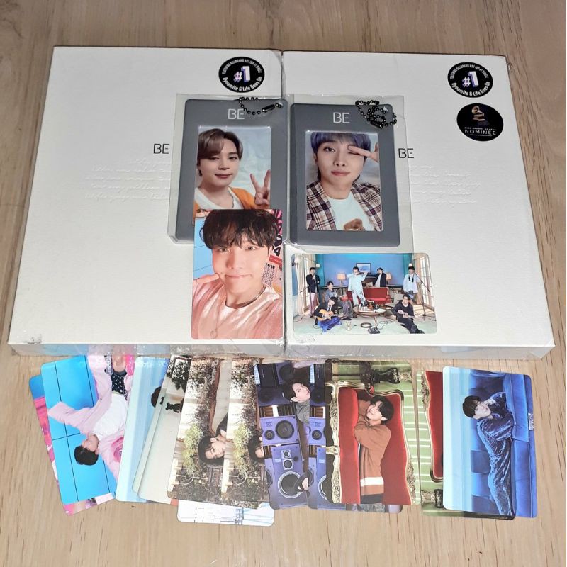 BTS Official Album BE essential weverse unsealed with J-hope photocard, pc Group, pob Jimin & rm