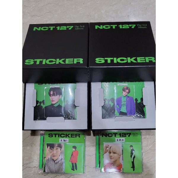 NCT 127 Sticker Album US Deluxe Version Exclusive T-shirt And Jewel Case Target Taeil Johnny Yuta