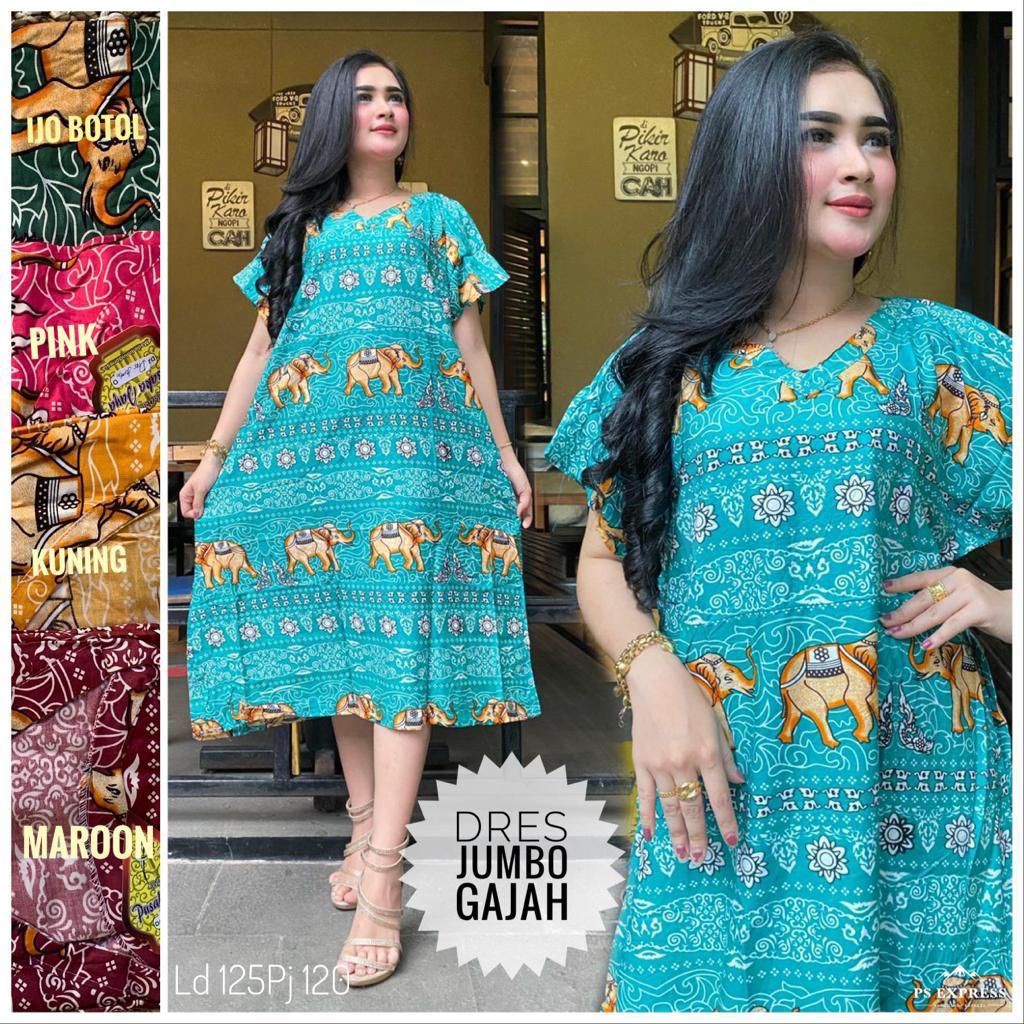 Daster Stali Super Jumbo | Daster Murah | Daster Jumbo Butterfly I Canda SAlur | Fendi | Gajah || Gr