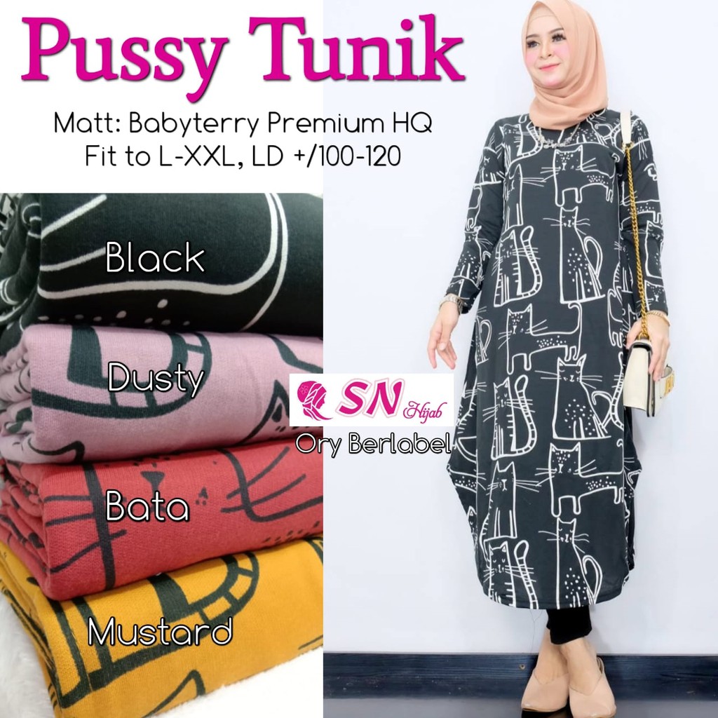 PUSSY TUNIK BY SN HIJAB
