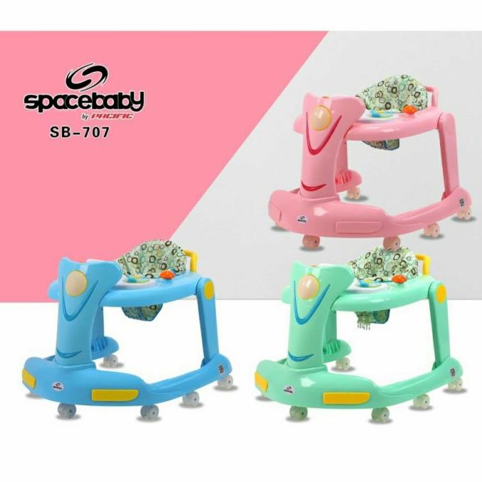 SPACE BABY 2 IN 1 WALKER SB-707 Push Walker