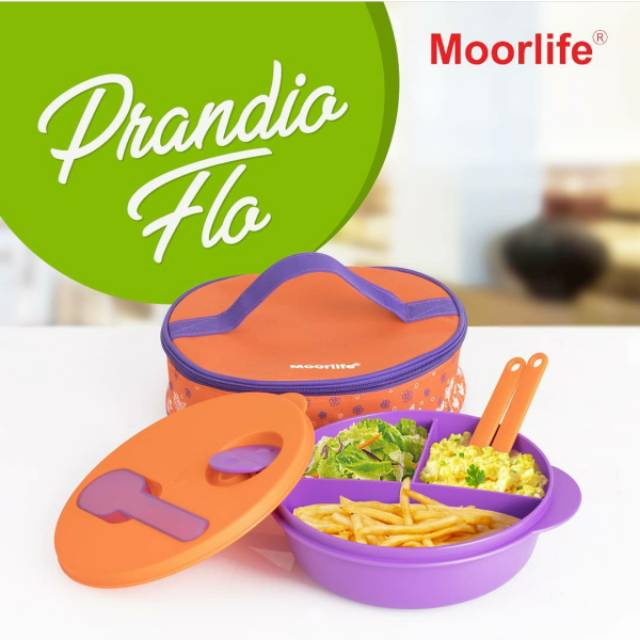 Moorlife Prandio Flo/Kotak Makan/Kotak Bekal/Lunch Box