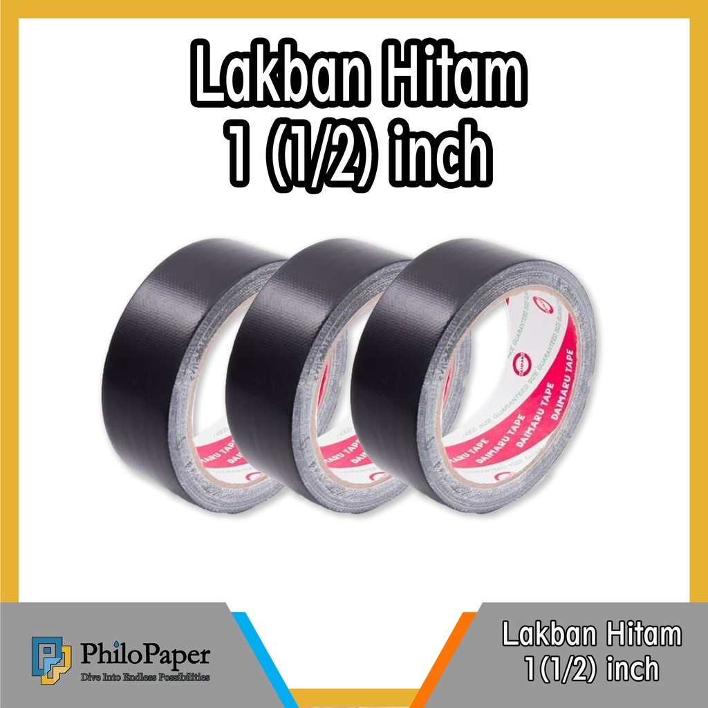 

ATK ~ Lakban Hitam (satu) 1 per 2 in atau [1 (1/2) inch]