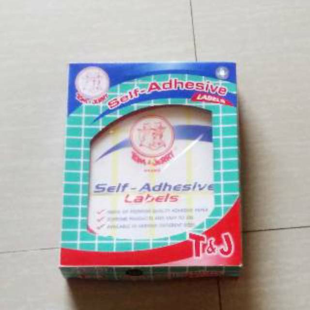 

1 Box Besar Stiker Polos Label Tom&Jerry Uk 32x64mm No 103