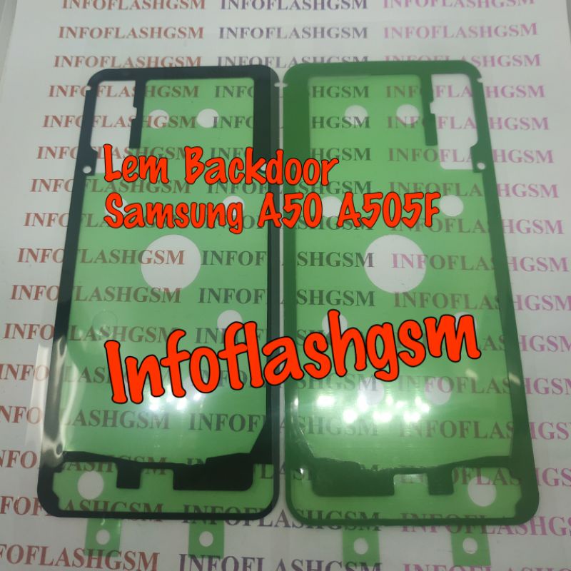 Adhesive  Stiker Perekat Lem Backdoor Samsung A50 Original