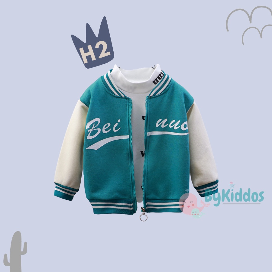 ByKiddos - Jaket Anak Laki Laki / Jaket Anak Perempuan / Jaket Unisex / Jaket Bayi / Hoodie anak Import