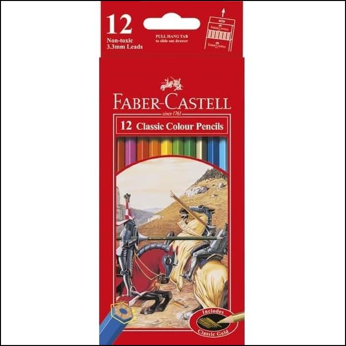 

Pensil Warna - Faber Castell Classic Colour 12 / 24 / 36 / 48 Warna