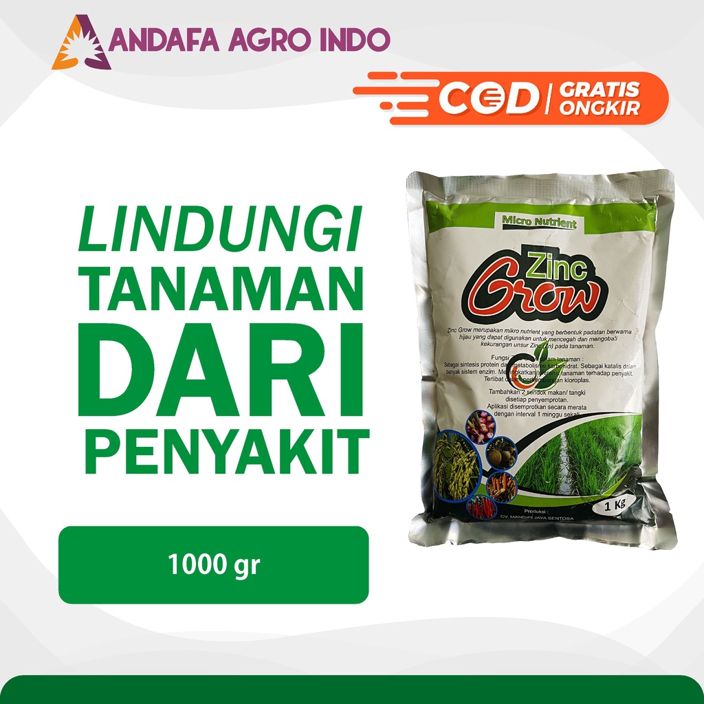 Obat Padi Zinc Grow Bubuk Obat Hama Padi Obat Pertanian Padi Mutiara Zink Obat Daun Padi Mutiara zin