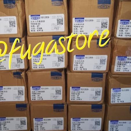 ❊ MCB DC 1 P 20A 20 Ampere DC 125 V arus searah C kurva pemutus MCB ❃