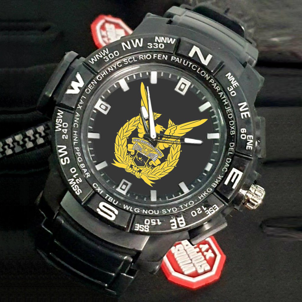 (EXCLUSIVE) Jam Tangan TNI - AU Sport Bagus