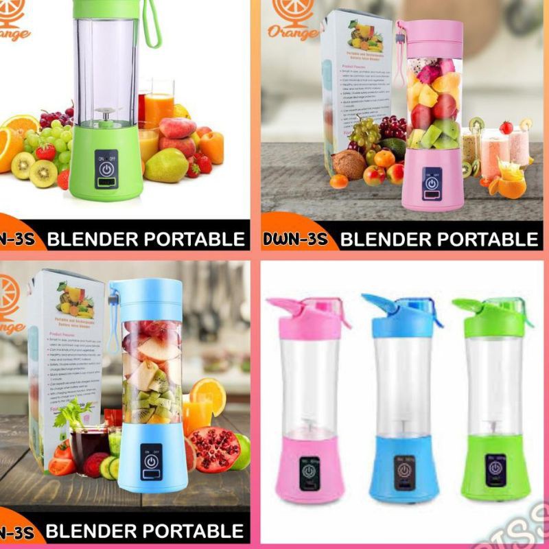 Blender Portable Mini juice cup 380ml blender jus USB mixer alat smoothies