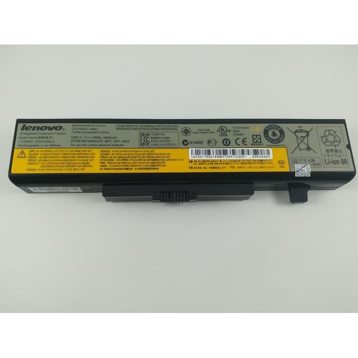 Baterai LENOVO G480 B480 B490 G410 G400 G405 Y480 Z480 E430