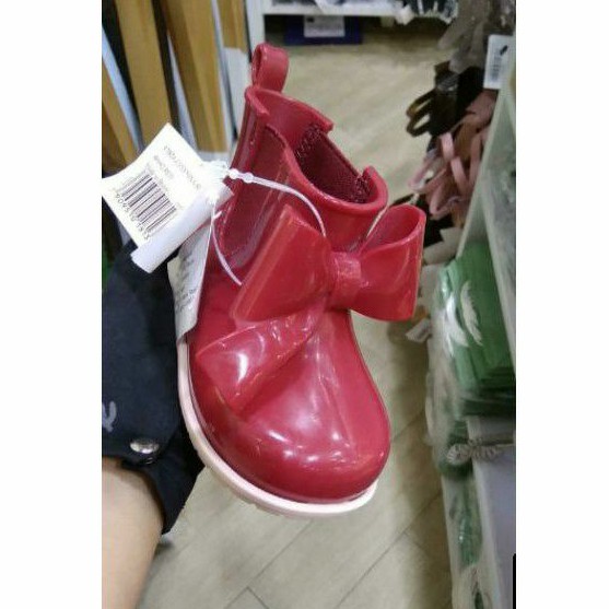 sepatu boots zaxy nina merah sz 7/8 (pelunasan)