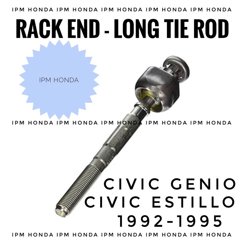 53010 SR3 Rack end Long tie rod Honda Civic Genio Estillo 1992 1993 1994 1995