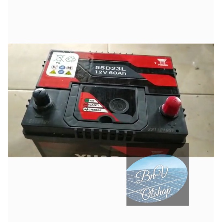 Jual Aki MF Yuasa 55D23L kering | Shopee Indonesia