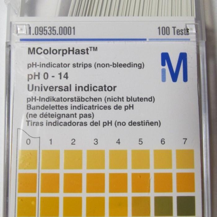 Medis | Universal Ph Indicator 0-14 Merck 1.09535.0001 Ph Paper Lakmus