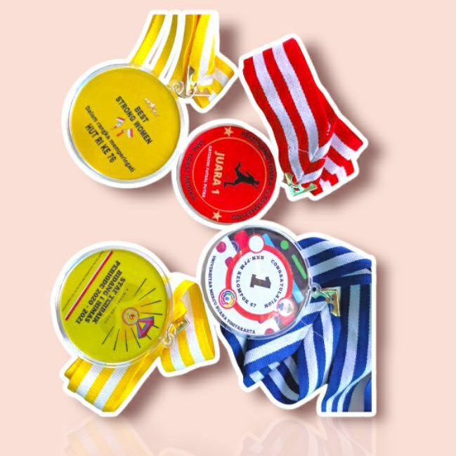 Medali Custom / Medali Perpisahan Sekolah / Medali Kejuaraan /Medali Murah