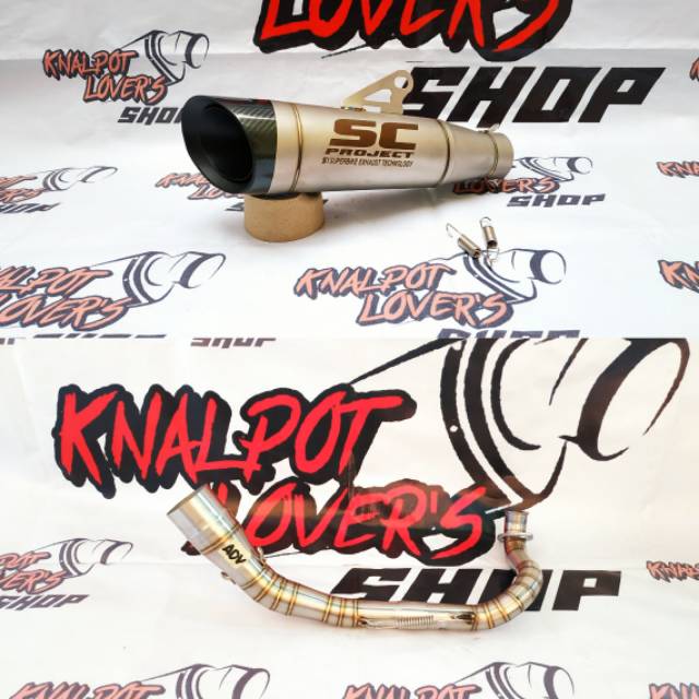 Knalpot HONDA ADV SC Project Titanium Look