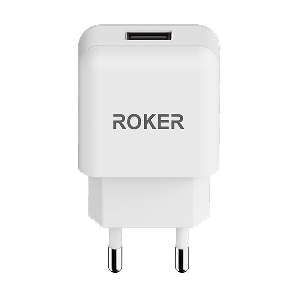 ADAPTOR CHARGER ROKER EUDORA RK-C18 1 USB/Batok Adaptor Charger