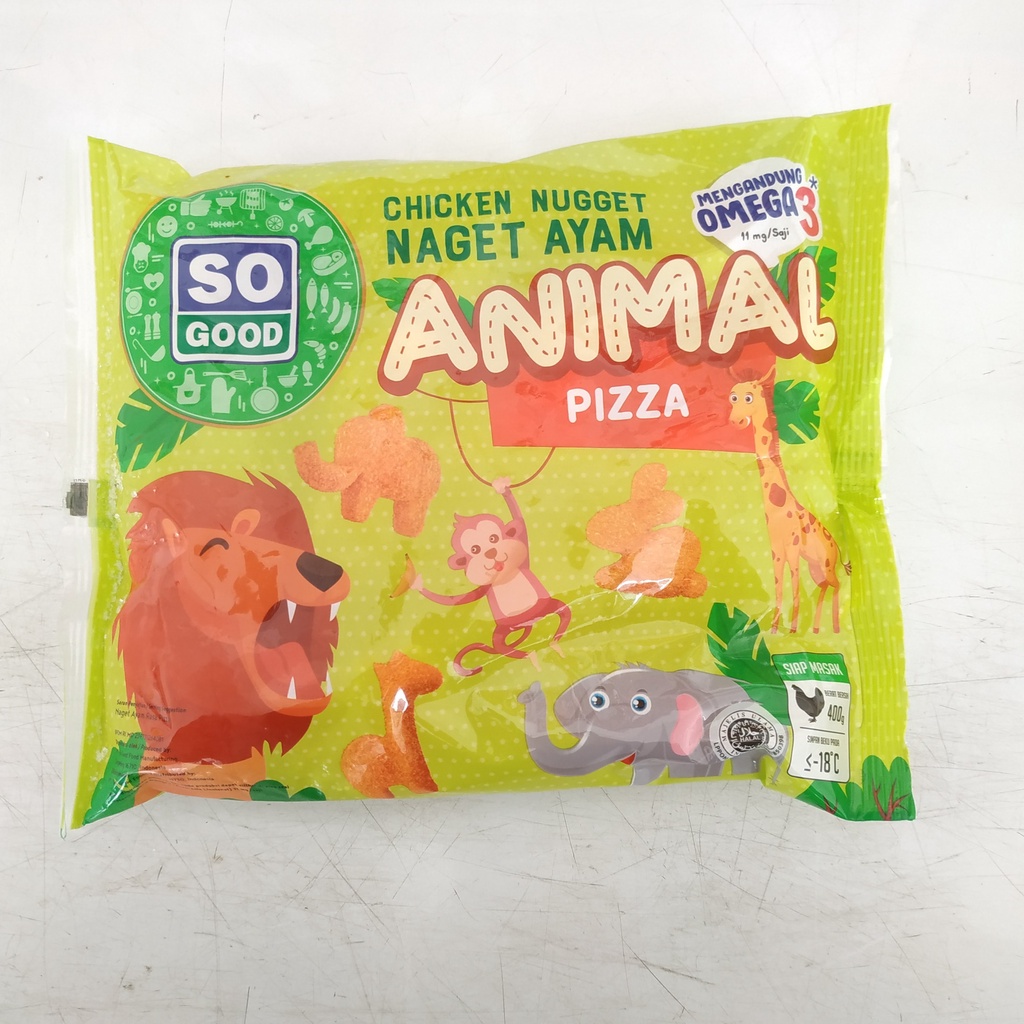 

SO GOOD CHICKEN NUGGET ANIMAL PIZZA 40GR | NAGET AYAM SO GOOD BENTUK ANIMAL | SO GOOD CHICKEN NUGGET