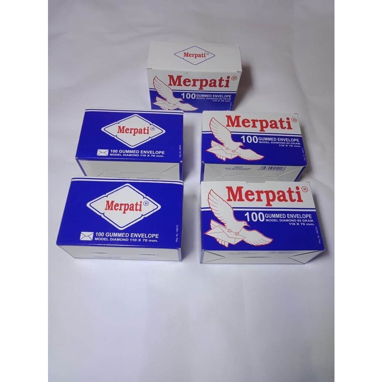 

1 BOX Amplop merpati kecil(120x70) isi 100 pcs