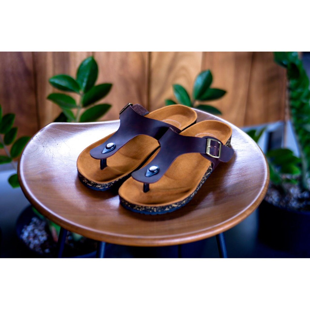 SANDAL KASUAL PRIA/WANITA VOLKERFOOTWEAR ART ROBBIN BROWN