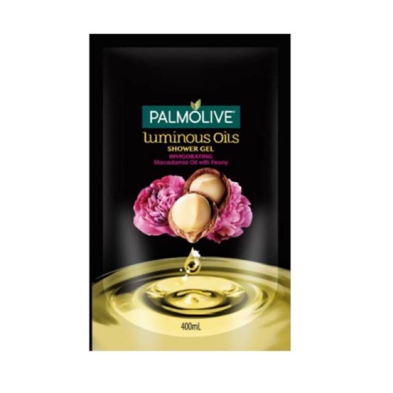 PALMOLIVE SHOWER GEL LUMINOUS OIL INVIGORATING REFILL 400 ML SABUN MANDI CAIR PALMOLIVE