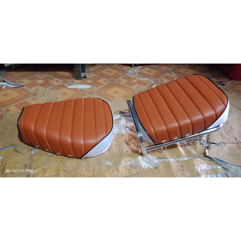 JOK C50 C70 PISAH SET DEPAN BELAKANG SET TATAAN/DUDUKAN/TATAAN JOK JHOK SADEL C50 C70 GRAND MODEL PI