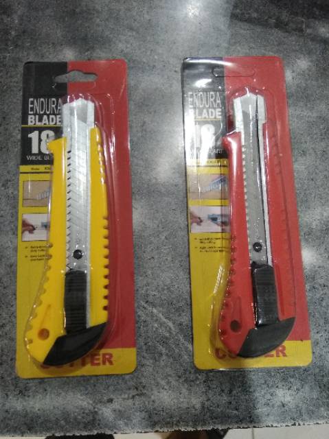 Cutter Besar Endura Blade 18 mmj wide blade Ukuran : 18 mm