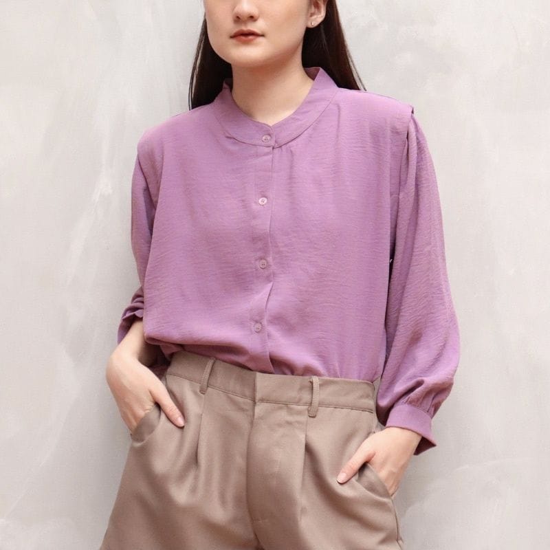 BLOUSE CRINCLE RIVER/ KEMEJA OVERSIZE PREMIUM CRINCLE AIRFLOW