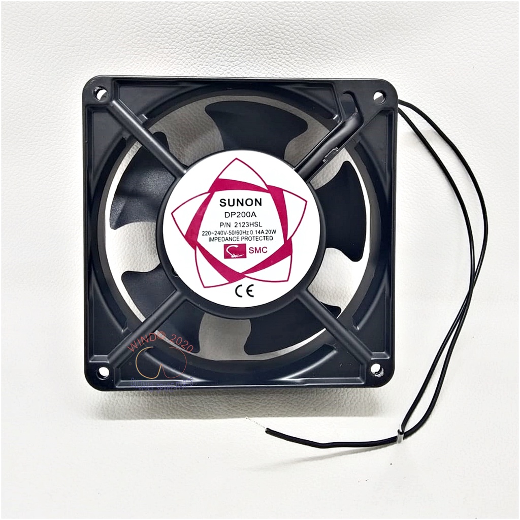 NEW FAN SHOW CASE 12CM X 12CM 220VOLT | MOTOR DINAMO KIPAS KOTAK PENDINGIN CONDENSOR KULKAS DLL