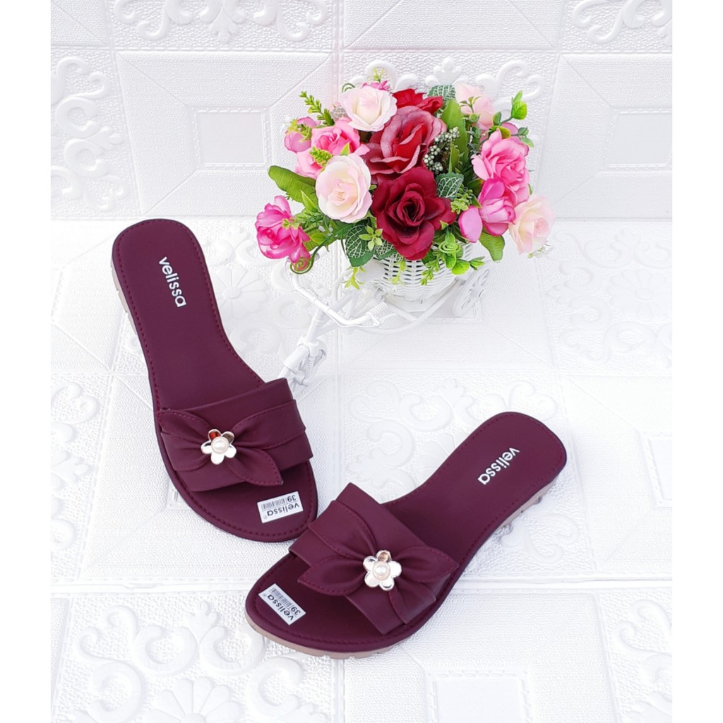 Sendal Wanita Model Terbaru/Sendal Teplek Model Kokop Wanita/Sendal Kekinian - VK