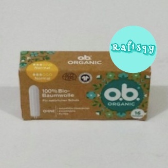 Tampon O.B. Organic Normal 16 Pcs