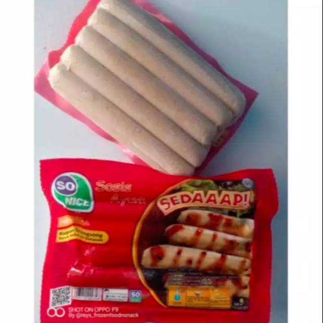 

Sosis ayam so nice 375gr