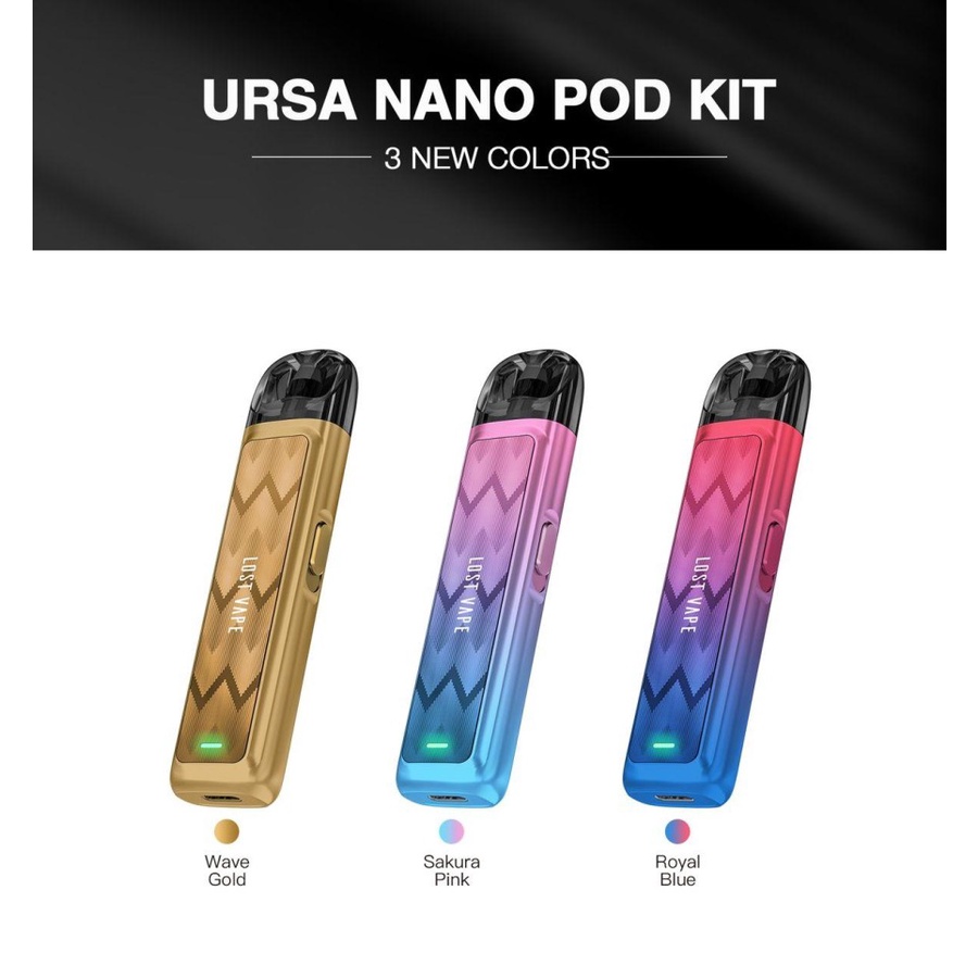 Pod Ursa Nano 18W Pod Kit by Lost Vape ORIGINAL