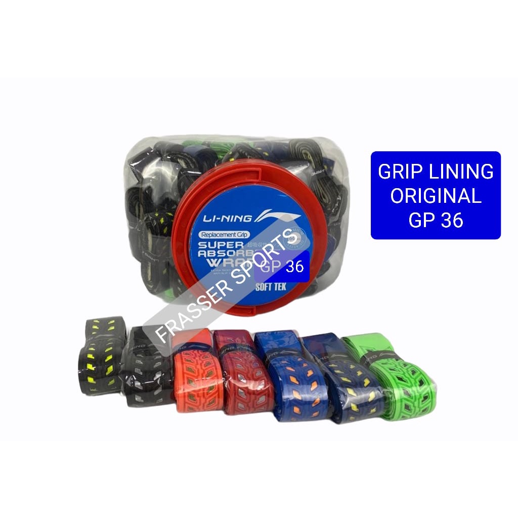 Frasser Grip Bulutangkis Badminton Li Ning Grip Lining GP-36