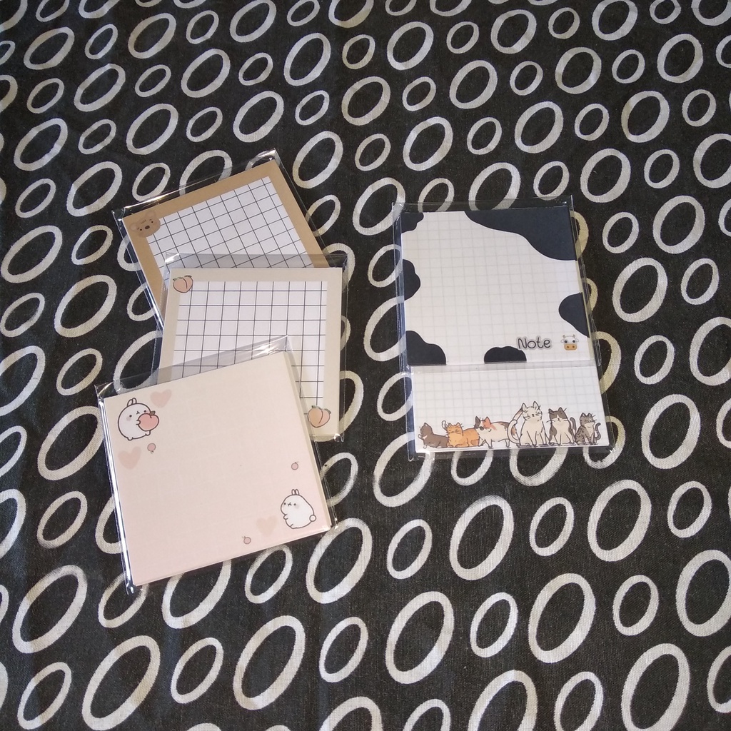 

[20 Lembar] MEMO PAD tema GRID | MEMO SOBEK | MEMO LUCU / AESTHETIC